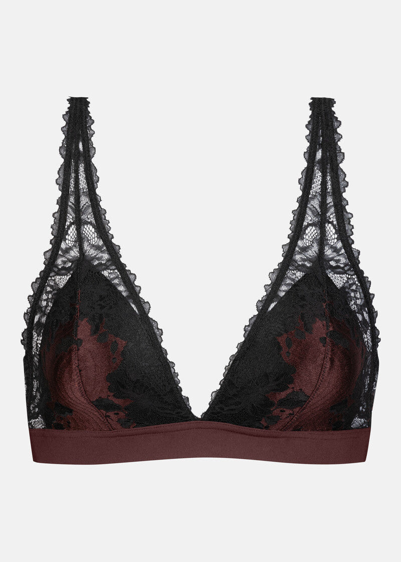 Serie Poetry Dream Bralette - Hot Maroon