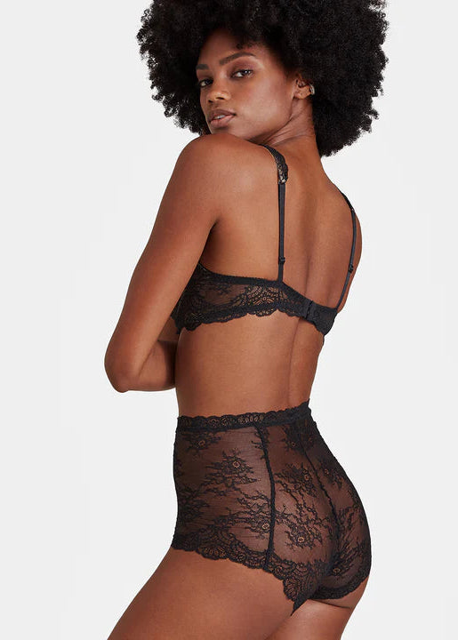 Danse des Sens High Waist Brief - Noir