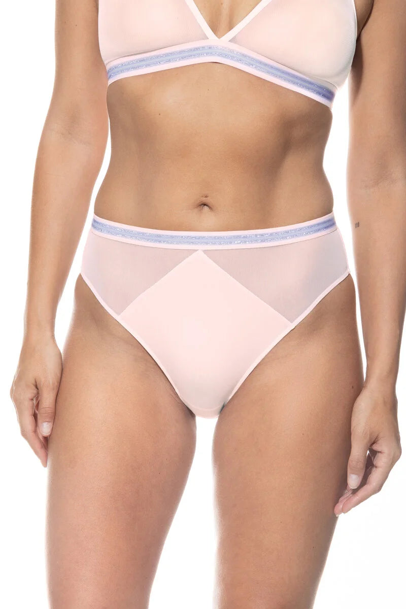 High-waisted briefs Serie Poetry Sheer