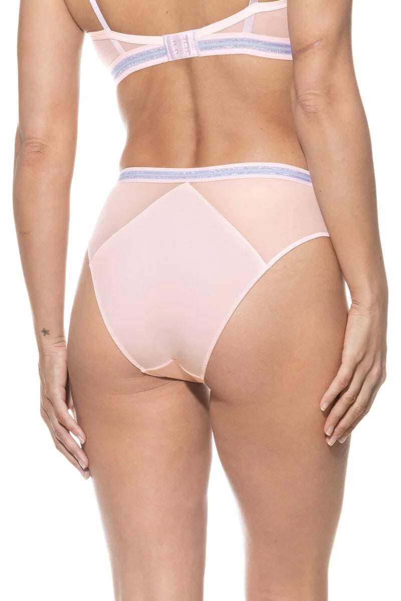 High-waisted briefs Serie Poetry Sheer