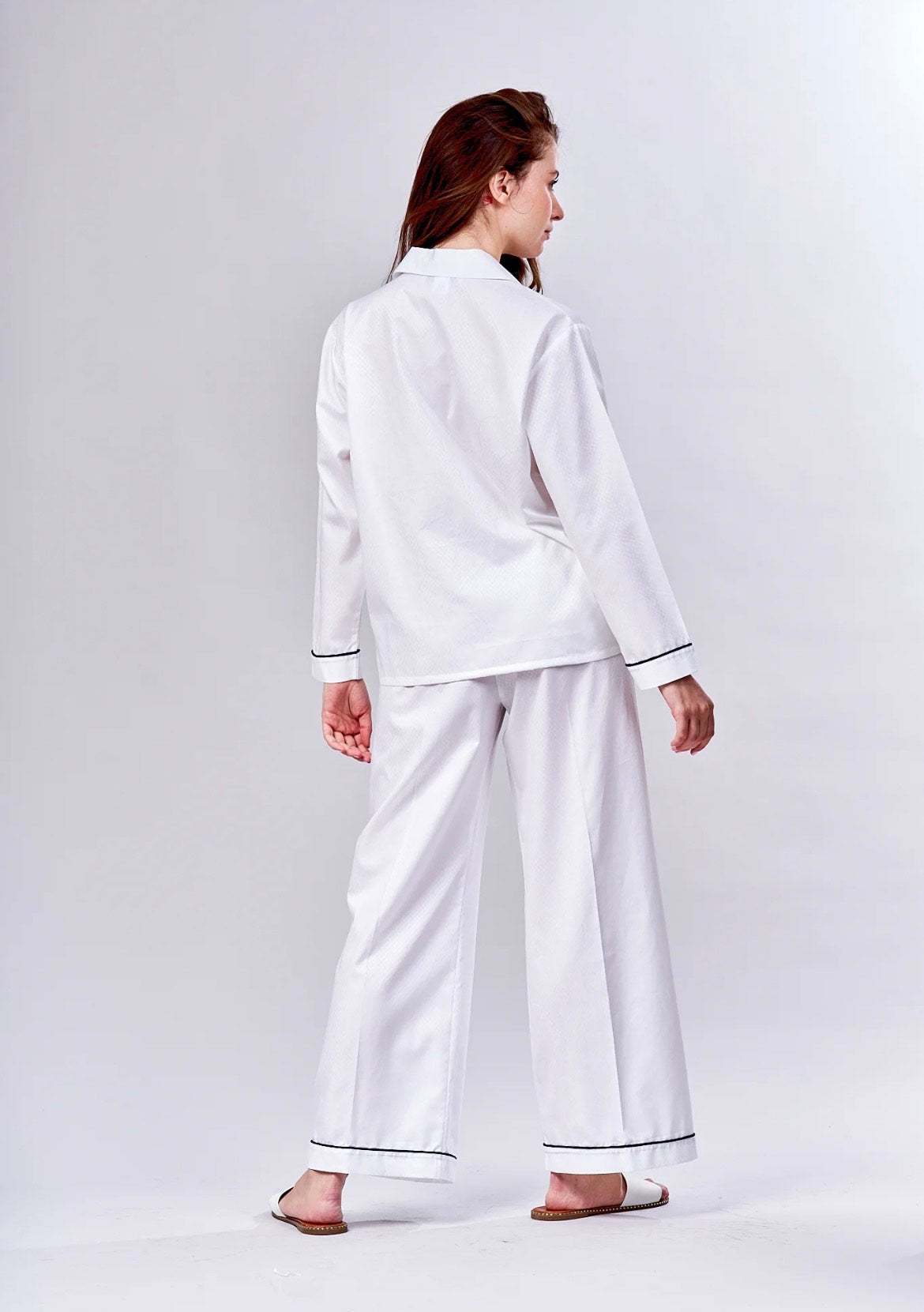 Long White Pajamas