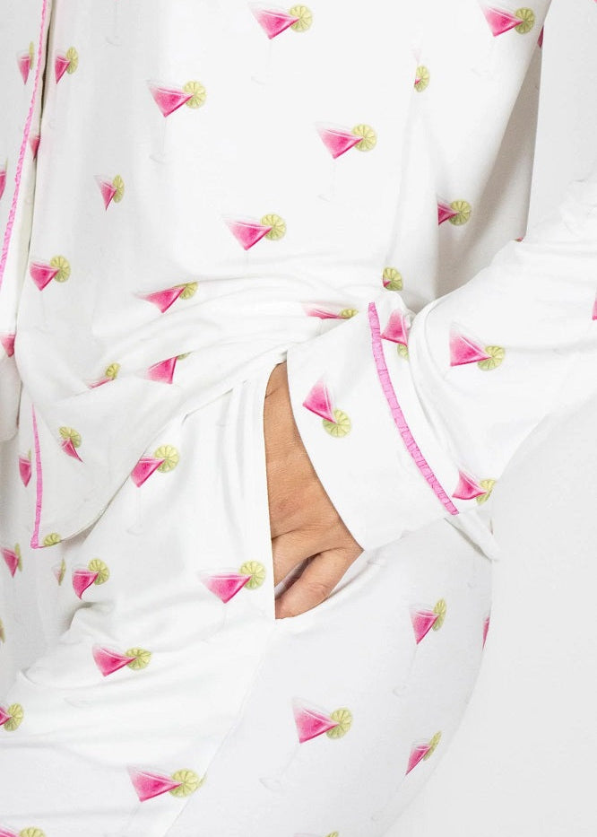 Grace Long PJ Set Cosmos