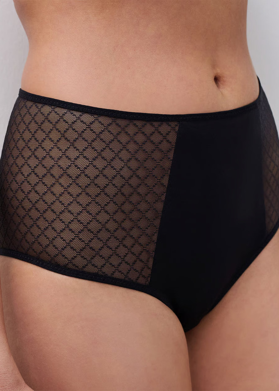 Norah Chic High Waist Full Brief - Black