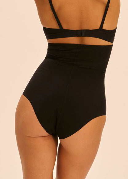 Story High Waist Control Brief - Black