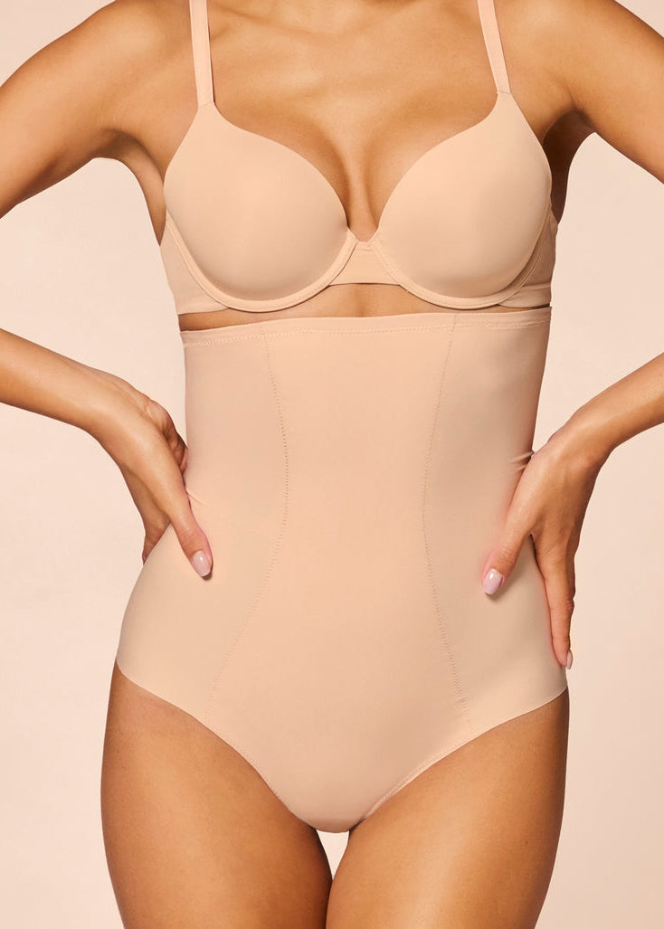 Story High Waist Control Brief - Peau Rose