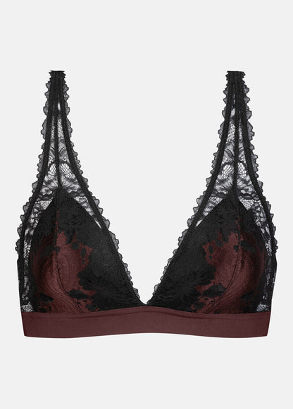Serie Poetry Dream Bralette - Hot Maroon