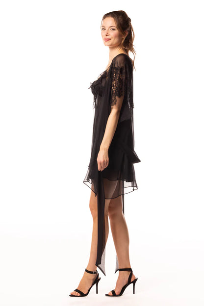 Diva Short Chiffon Wrap