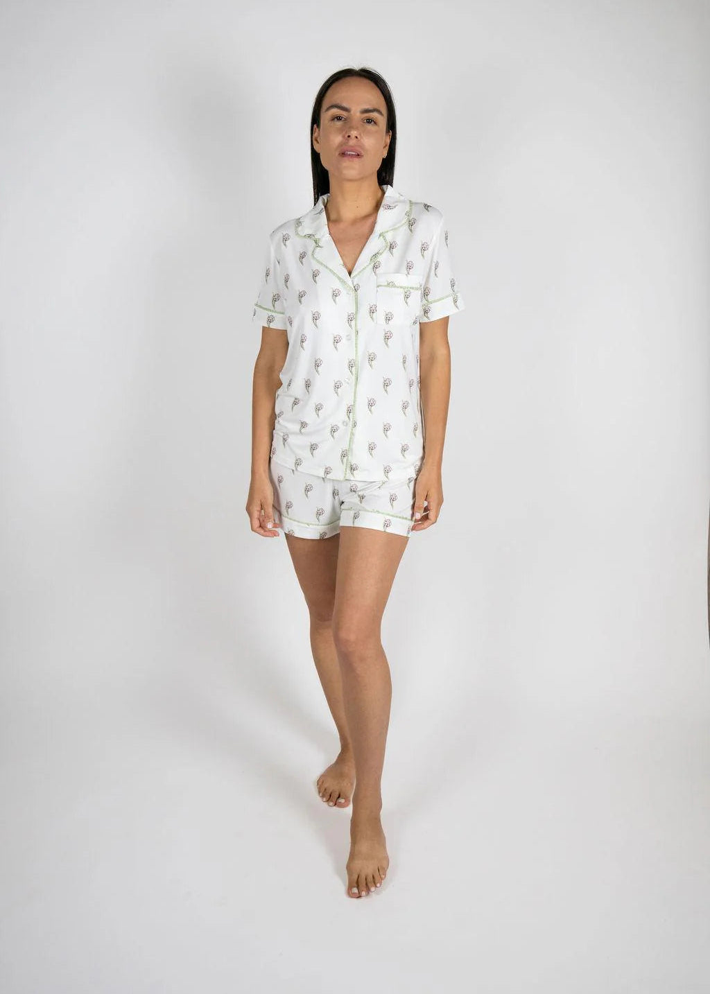Jolene Short PJ Set - Artichoke
