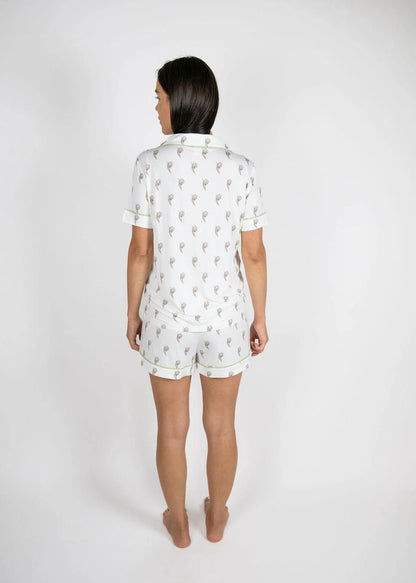 Jolene Short PJ Set - Artichoke