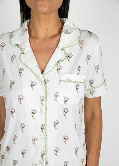 Jolene Short PJ Set - Artichoke