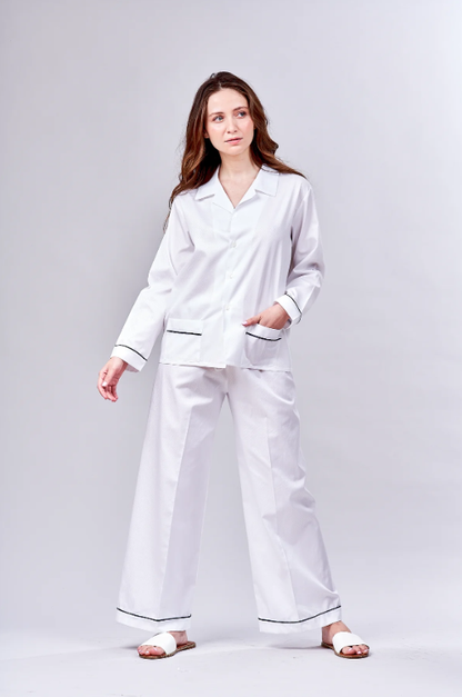 Long White Pajamas