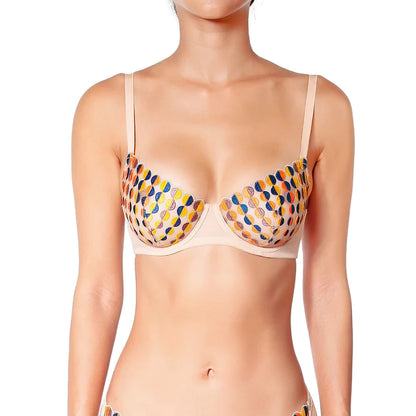 Deco Dots Balconette Bra