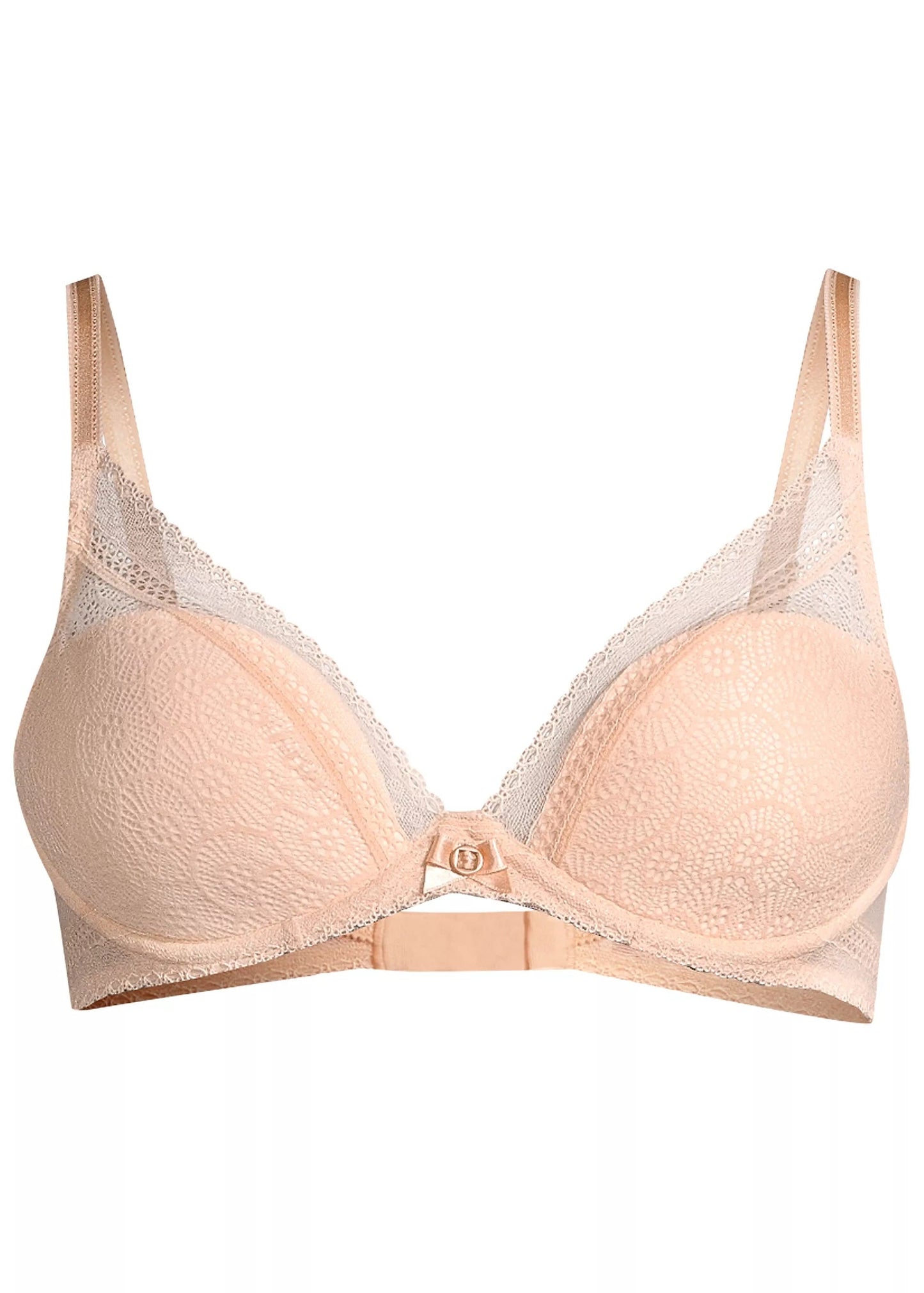 Festivite Lace Plunge Bra Nude Blush