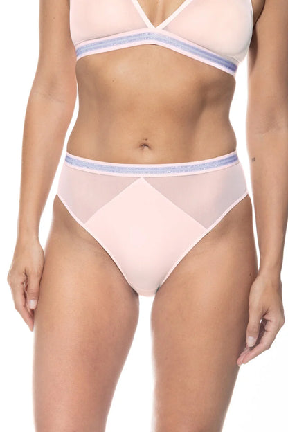 High-waisted briefs Serie Poetry Sheer