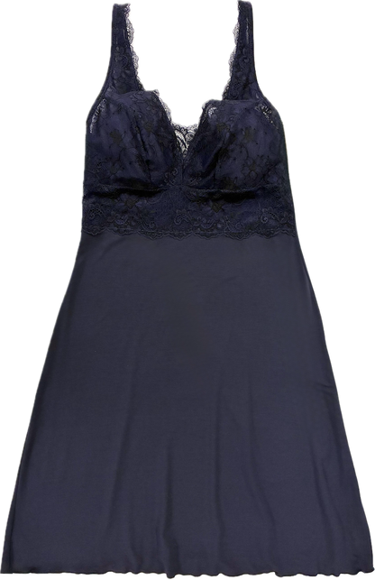 Home Built Up Chemise - Navy