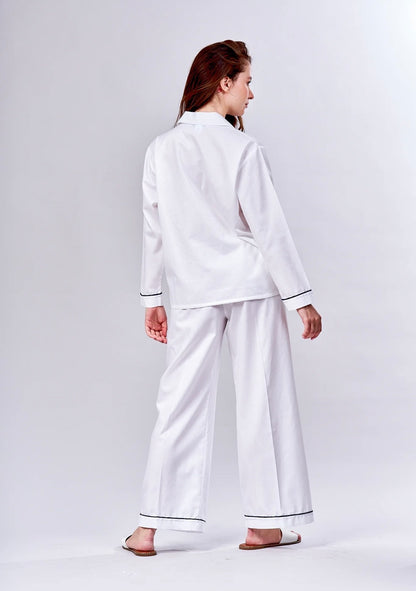Long White Pajamas