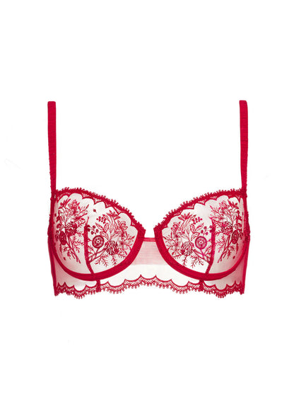 Intrigue Sheer Demi - Opera Red