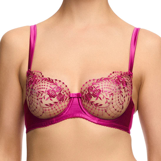 Julie's Roses Bra - Rubine