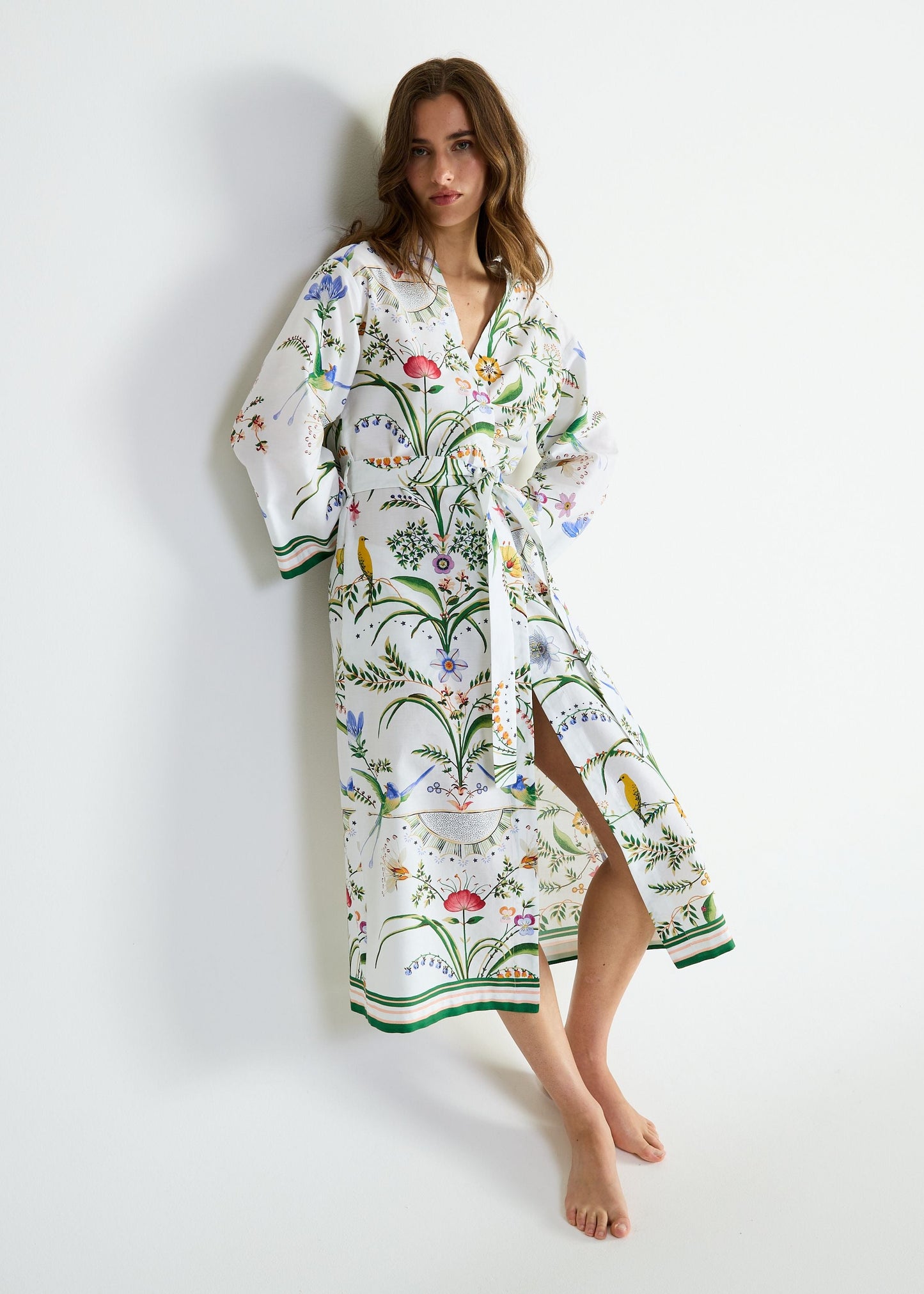 Botanic Robe - Blanc