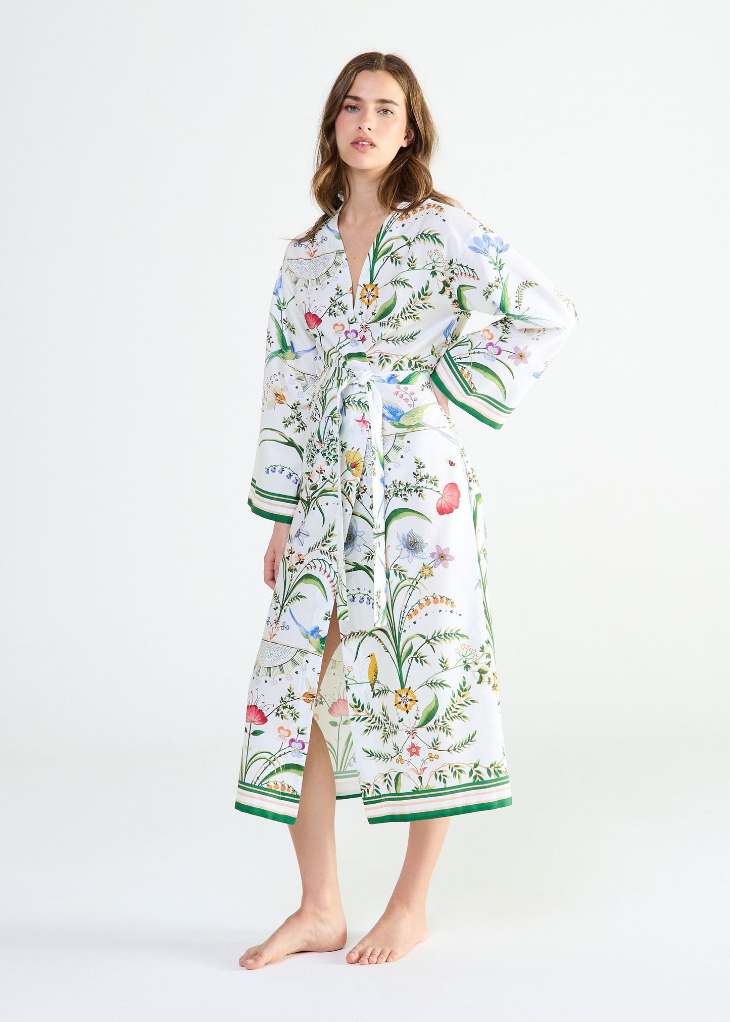 Botanic Robe - Blanc