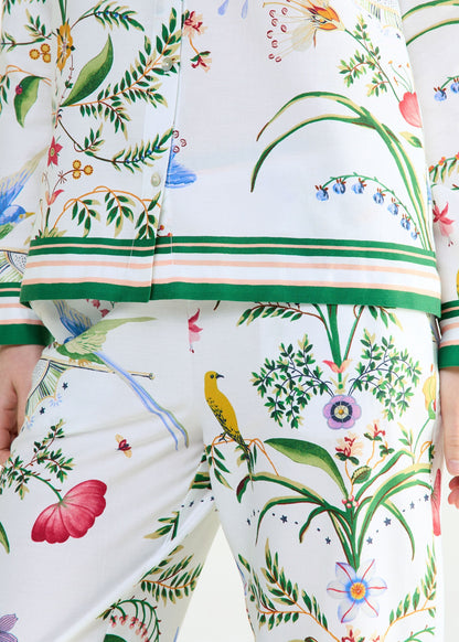 Botanic Long PJ Set - Blanc