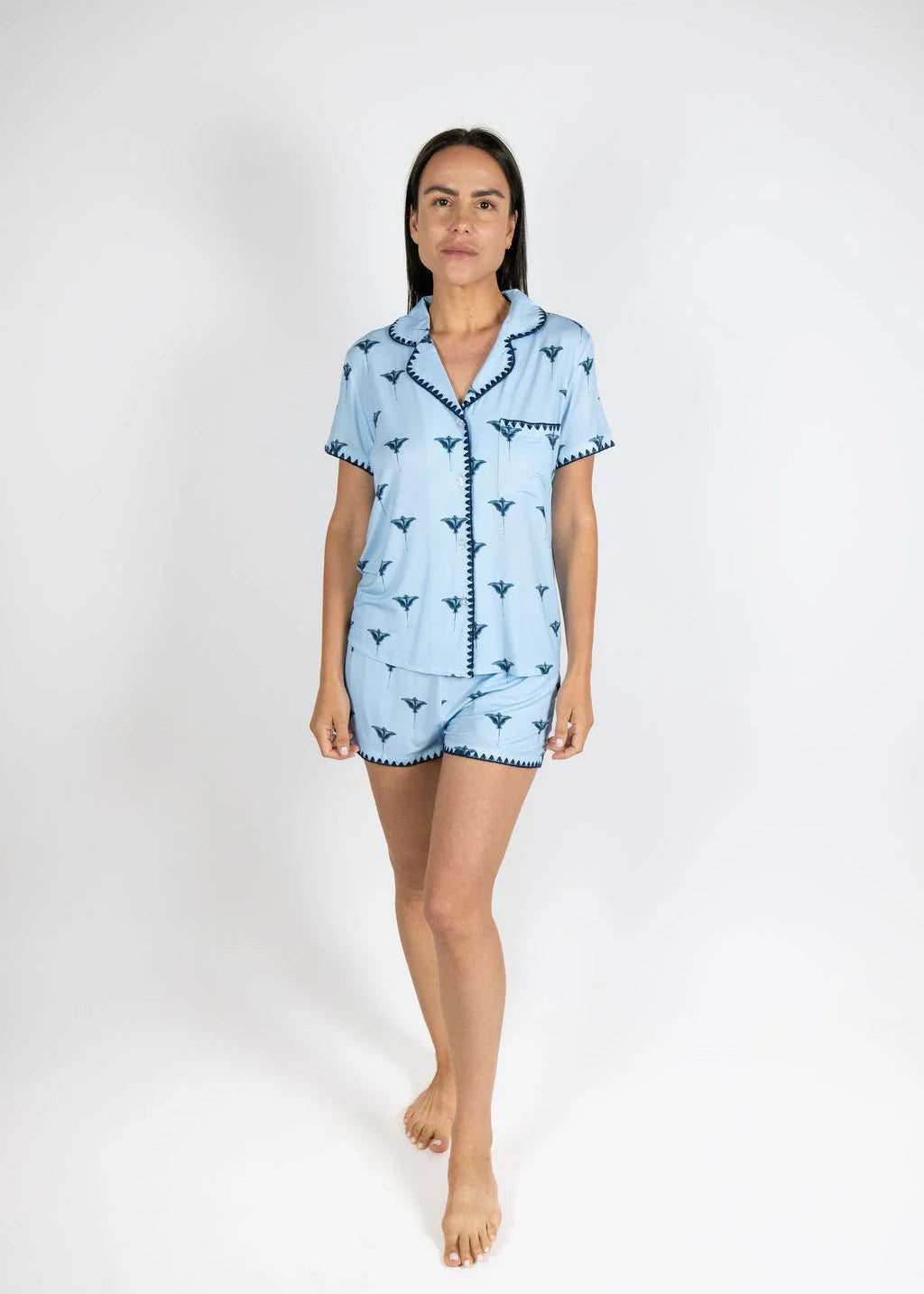 Whip Stitch PJ Set - Stingray