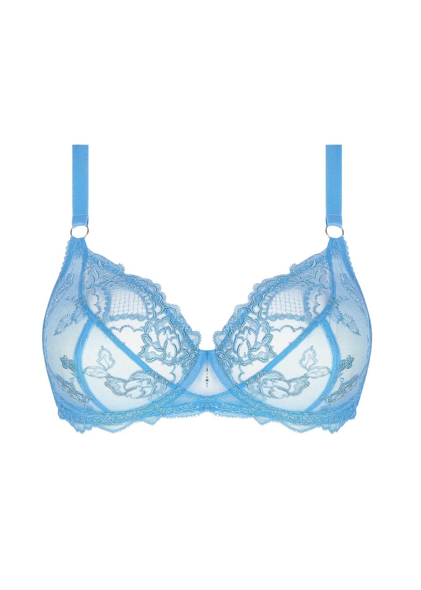 Sublime en Dentelle 3/4 Cup Bra - Azur