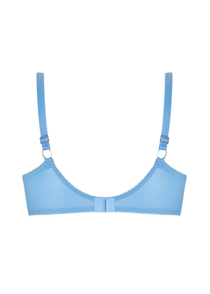 Sublime en Dentelle 3/4 Cup Bra - Azur