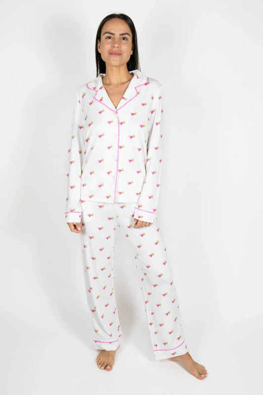 Grace Long PJ Set Cosmos