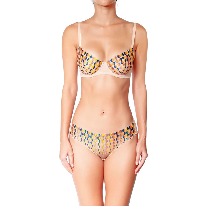 Deco Dots Balconette Bra