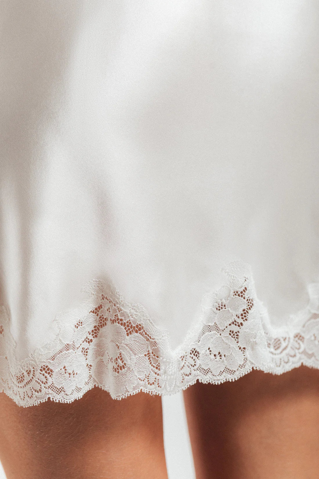 Morgan Spaghetti Chemise - Ivory
