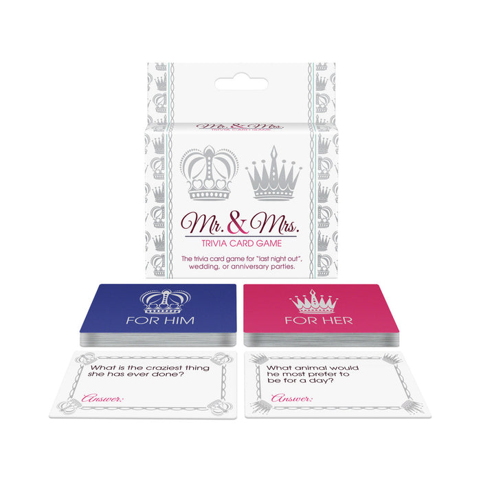 Mr. And Mrs. Trivia Game