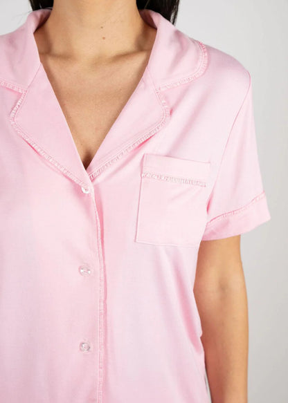 Jolene Short PJ Set - Tickled Pink