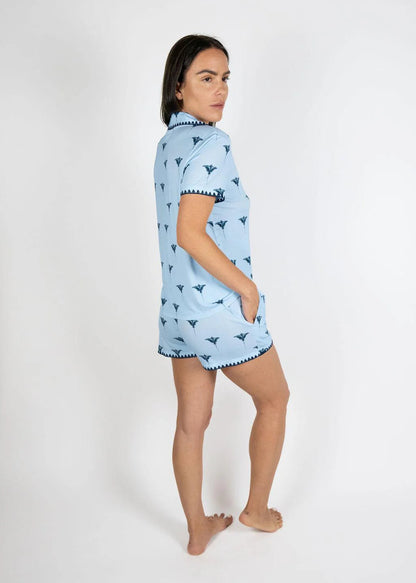 Whip Stitch PJ Set - Stingray
