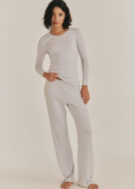 Cotton Long Sleeve - Silver