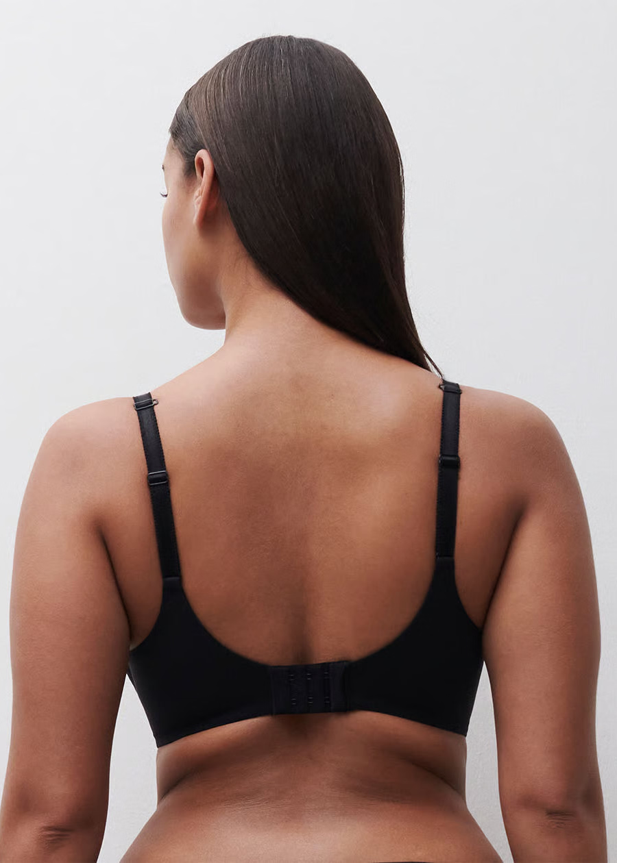 Norah Chic Plunge T-Shirt Bra - Black