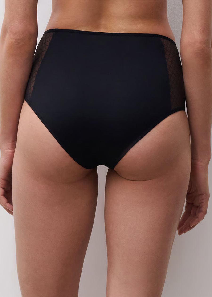 Norah Chic High Waist Full Brief - Black