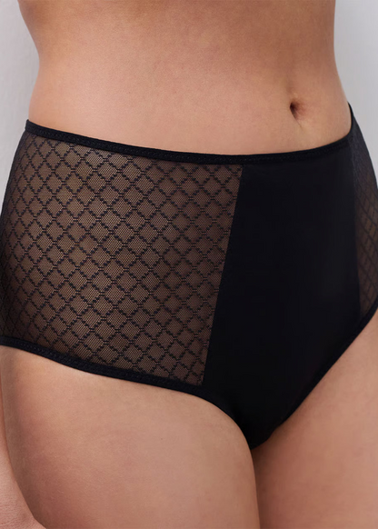 Norah Chic High Waist Full Brief - Black