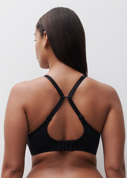 Norah Chic Plunge T-Shirt Bra - Black