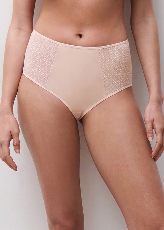 Norah Chic High Waist Full Brief - Nude Rose