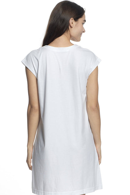 Butterknit V-Neck Nightie - Ivory